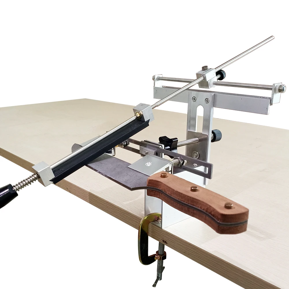 

Для длинных ножей точилка для лезвия ножа точилка для ножей Система шлифовки опрокидывающийся зажим с 4 алмазными брусками 200 500 800 1500