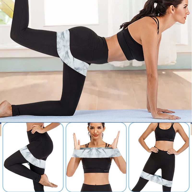 

New Resistance Bands Set Fitness Exercise Elastic Booty Exercise Bands for Women Men Yoga Strength Gym Equipment