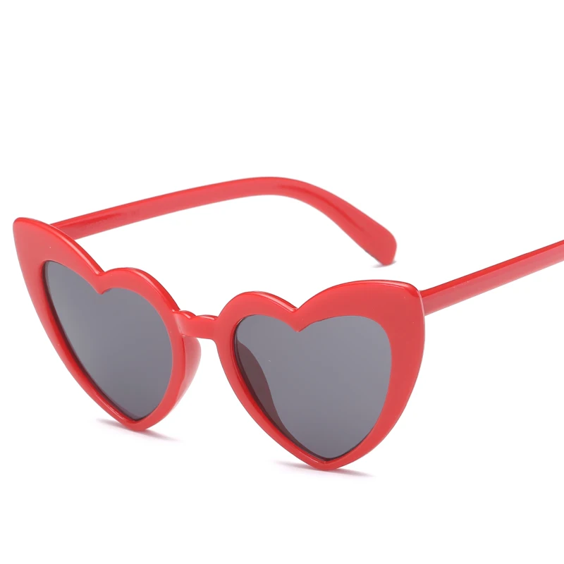 

Heart Sunglasses Women brand designer Cat's Eye Sun Glasses Retro Love Heart Shaped Glasses Ladies Shopping Sunglass UV400