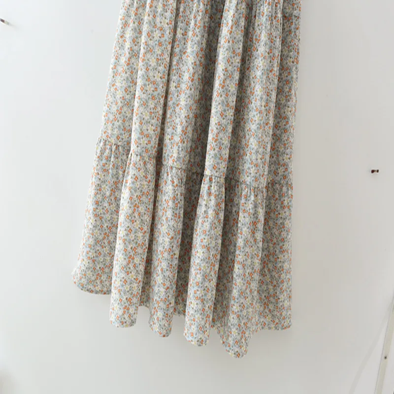 

ZA Women's New Square Collar Print Slim Belted Short Sleeved Dress Dress Dress Temperament Go with Everything