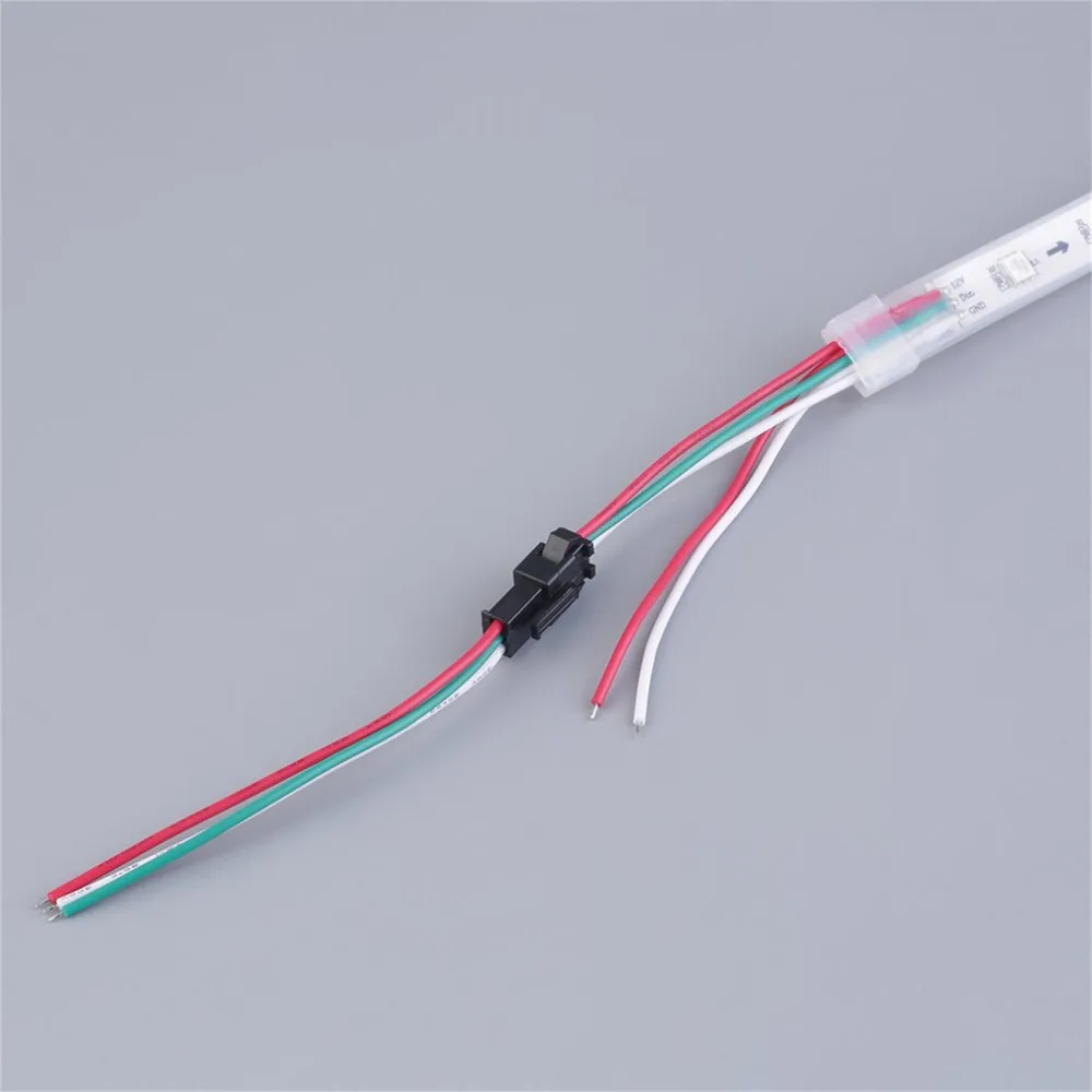 Многоцветный WS2811 высокая яркость 5050 SMD светодиодный светильник водонепроницаемый индивидуально адресуемый DC 12V широкий угол обзора