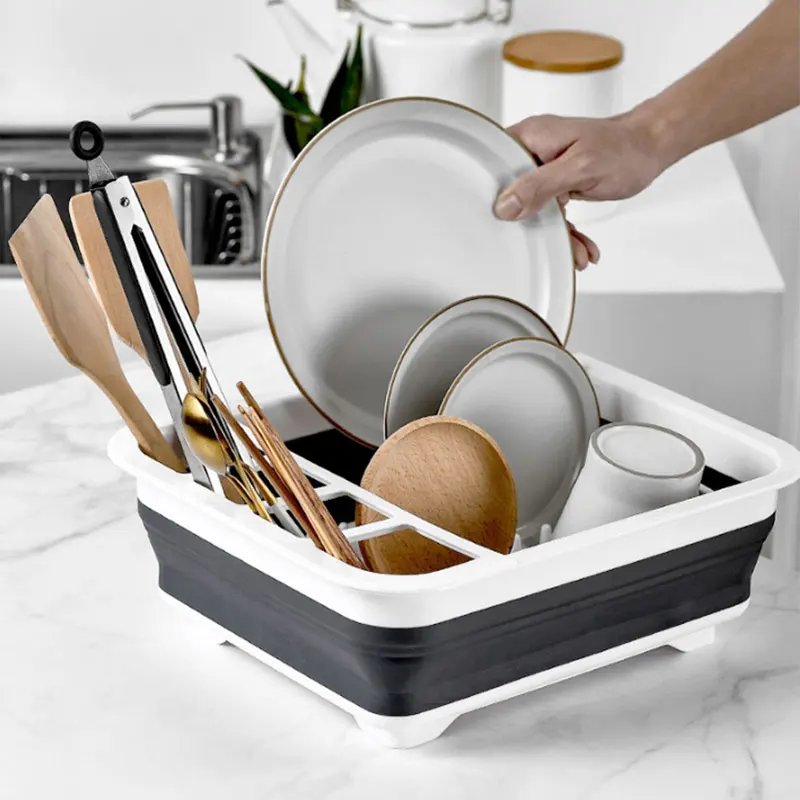 

Многофункциональная кухонная сушилка для посуды, кухонная полка, столешница коробка для хранения столовой посуды, сушилка для посуды, пало...