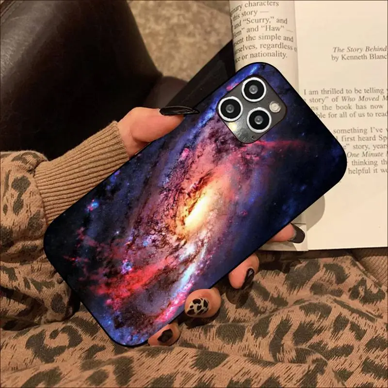 Цветной чехол для телефона galaxy universe iPhone 11 12 13 mini pro XS MAX 8 7 6 6S Plus X 5S SE 2020 XR - купить по