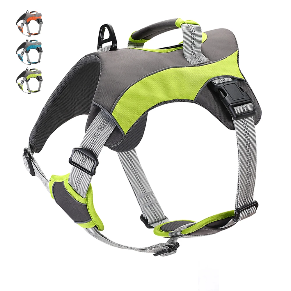 

Pet Reflective Dog Harness Medium Large Dog Lead Walking Running Leashes Dogs Chest Strap Vest Pet Supplies Correa Perro