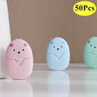 Бумажные диски для мыла одноразовые, 3 цвета, 50 шт.