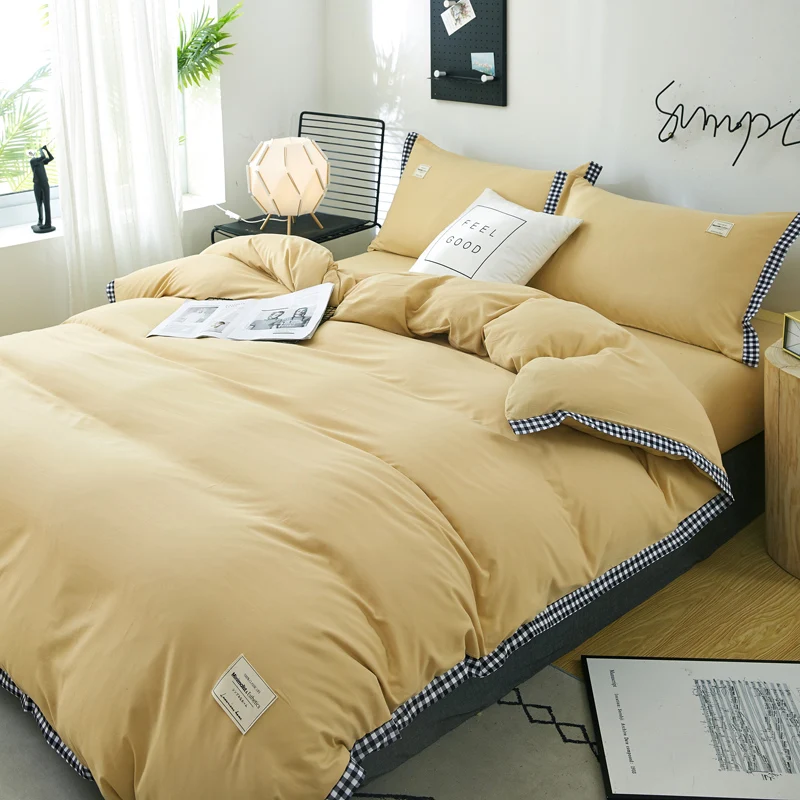 Светильник желтый Комплект постельного белья из мягкого полиэстера