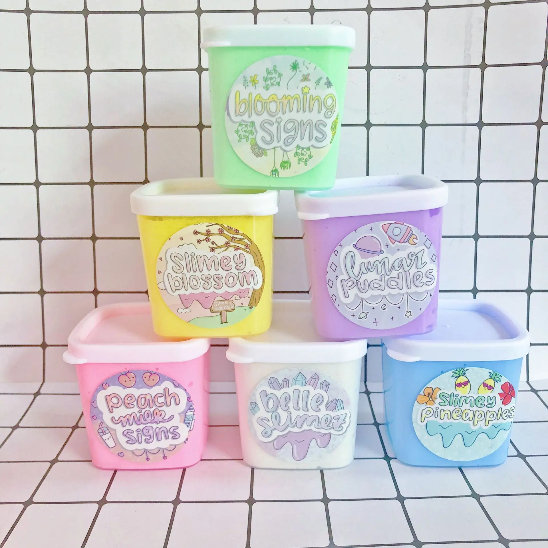 

Multicolor foam tent mud poke vent mud decompression toys children's educational toys slime charms butter slime slime cloud