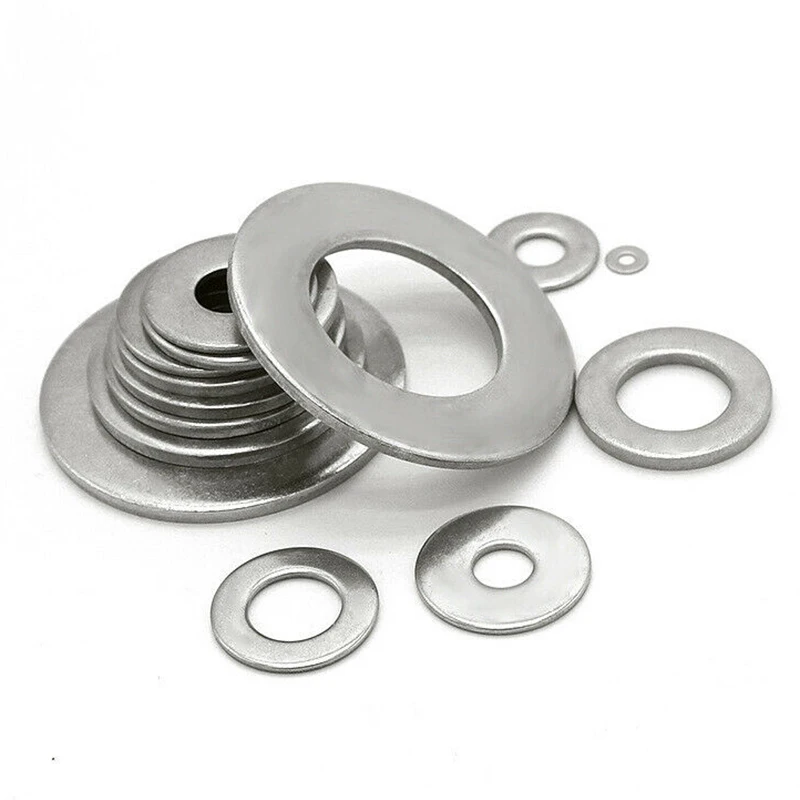 

Boxed Flat Washer Assortment Stainless Steel Gasket Fastener Ring Seal