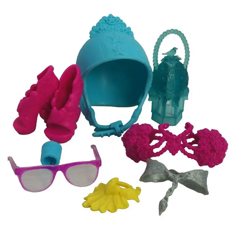 Повязка на голову для кукол шляпа обувь очков монстров высокое кукла игрушка