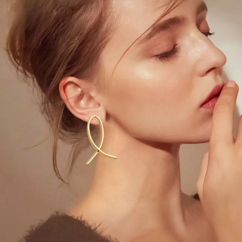 Carvejewl новые серьги-гвоздики минималистичный стиль матовые черные цветные серьги