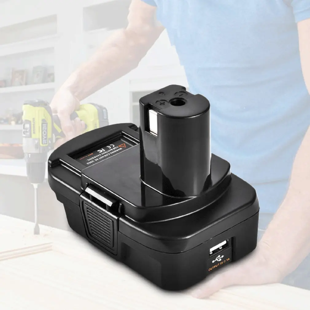 Адаптер для аккумулятора DM18RL USB dm20robfor RYOBI преобразователь DEWALT 20 в Milwaukee M18 18
