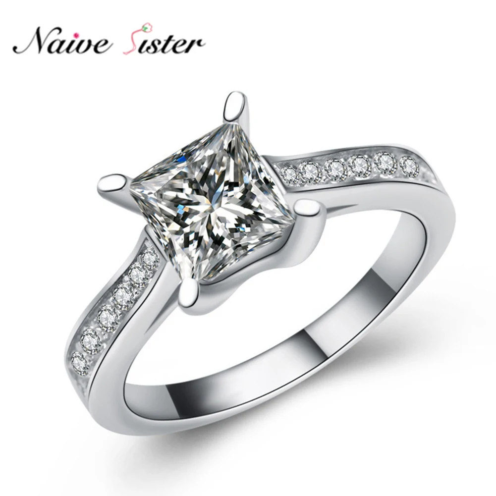 Классические обручальные кольца обещания для женщин Свадебные ювелирные