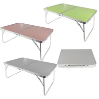 mini compact folding laptop table bed desk breakfast serving bed tray four leg table