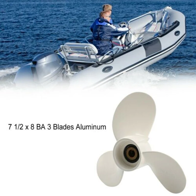 

3-Blade Boat Marine Propeller 7 1/2 x 8 -BA Type for Yamaha 2-6 Horsepower