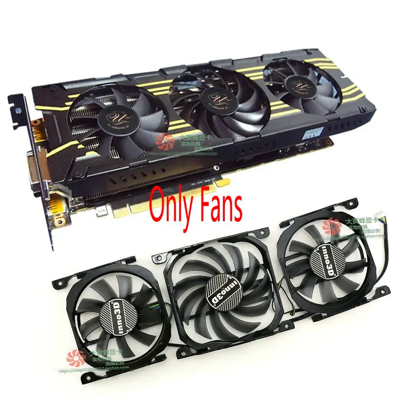 

Новый охлаждающий вентилятор для карты MANLI GTX980ti GTX980 GTX780ti GTX780 CF-12815S Video Gaphics