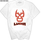 Онлайн магазин футболок, футболка с изображением маски для борьбы, ФК, мексиканского клуба бойцовства, Мексики, хуареза, Техаса, Wo, футболка, 100% хлопок, европейский размер