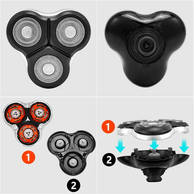 1-4 шт. сменные головки для бритья | Бытовая техника