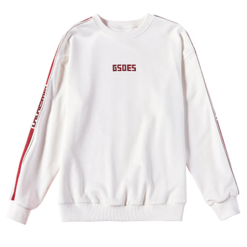 

GGRIGHT Letter Casual Clothes Pullover Sweatshirt Sudadera Mujer 2021 Autumn And Winter Hoodies Women Kawaii Womens Clothing