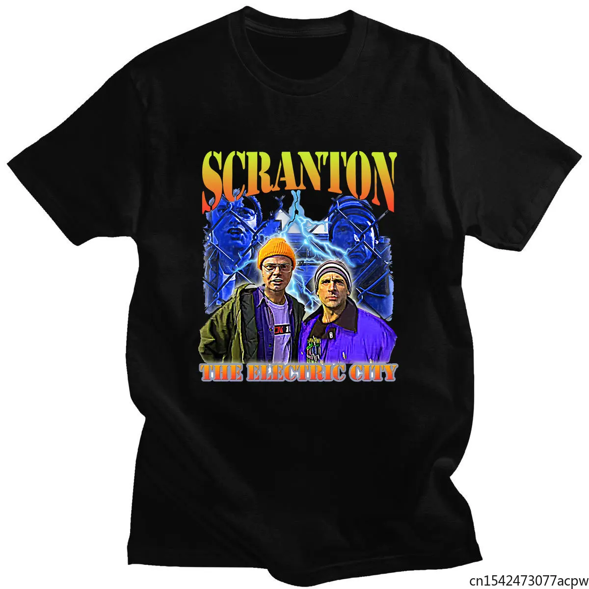 

Oversized T-shirt The Office Dunder Mifflin Dwight Tv Show Scranton Crewneck Tshirt Unique Tops Unisex Tee