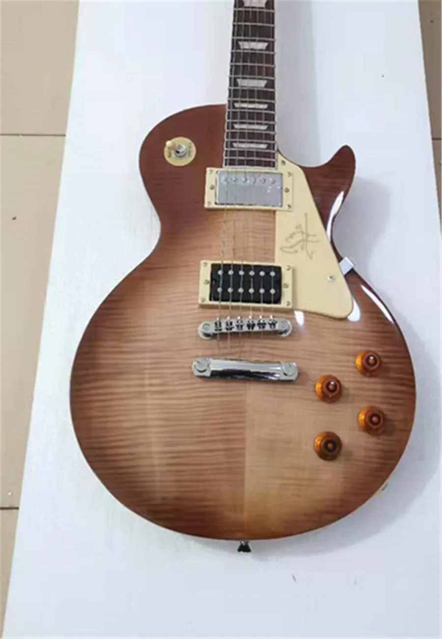 Бесплатная транспортировка 6 ой электрогитара копченый адаптируемые под