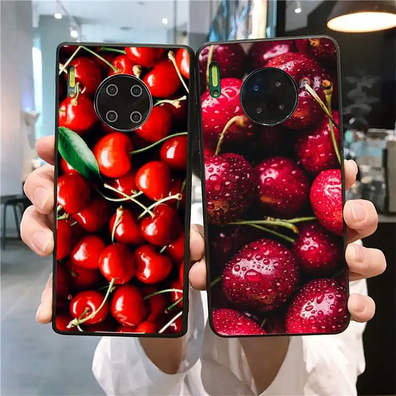

YNDFCNB Red cherry summer fruit Phone Case for Huawei Mate 20 10 9 40 30 lite pro X Nova 2 3i 7se