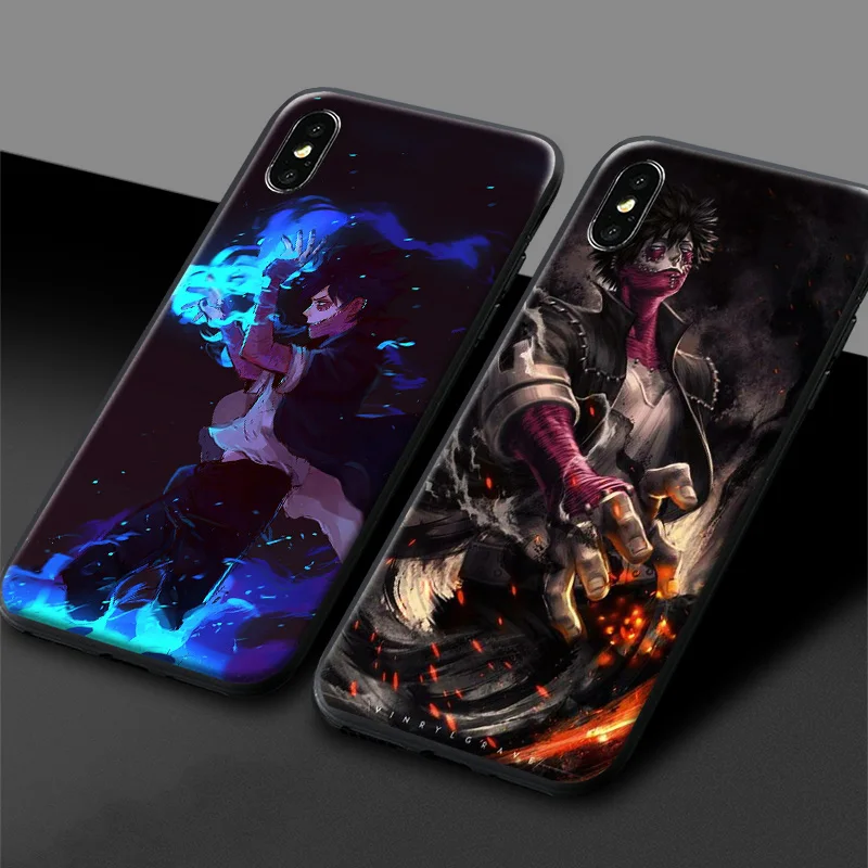 Dabi Boku no My Hero Академия аниме Мягкий силиконовый чехол для телефона iPhone 6 6s 7 8 Plus X XR XS