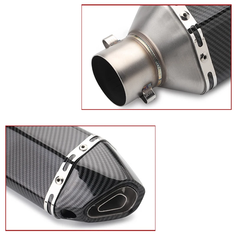 

Universal 38-51mm Silencer Motorcycle Exhaust Muffler Pipe with Removable DB Killer Scooter Dirt Bike ATV Exhaust Escape Pipe