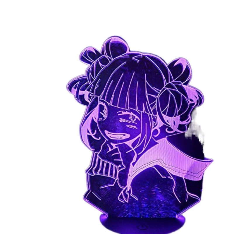 

3d Lamp Anime My Hero Academia Tsuyu Asui Lamp for Bedroom Decoration Birthday Gift Tsuyu Asui Led Night Light Froppy