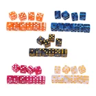 10 шт. шестигранные D6 кубики трпг игрушки для DND MTG вечерние аксессуары для ролевых игр подарок