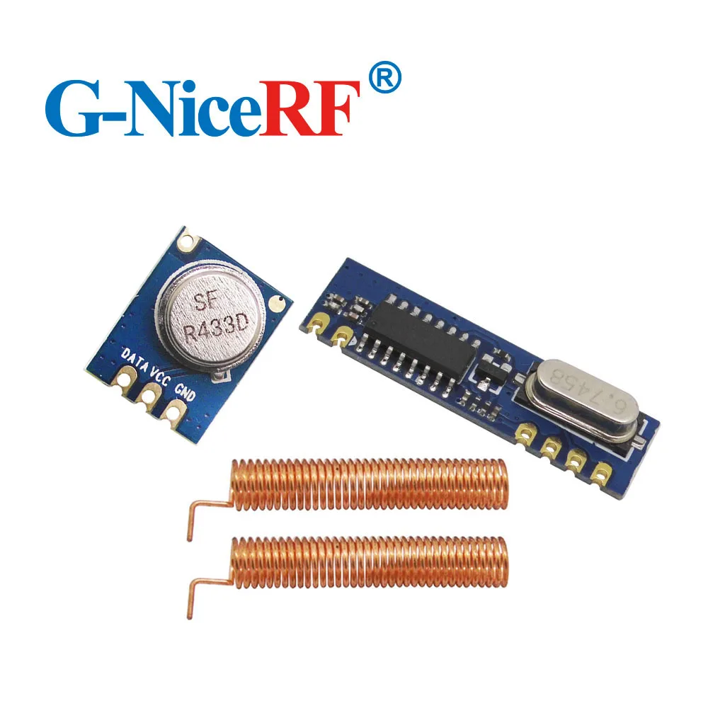 2 компл./лот 433 МГц ASK module kit (2 шт. STX882 + SRX887 4 пружинная антенна)|kit kits|lot lotkit modul |