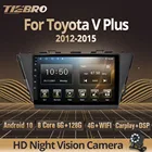 Автомагнитола Tiebro для Toyota V Plus Prius Alpha RHD 2012-2015 2DIN Android GPS-навигация аудио для автомобилей стерео приемник DSP