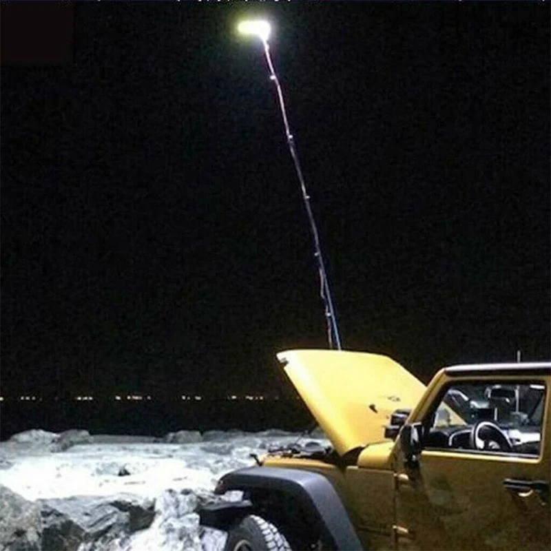

Телескопический стержень светодиодный фонарь лампа для рыбалки Открытый Кемпинг Туризм барбекю THJ99