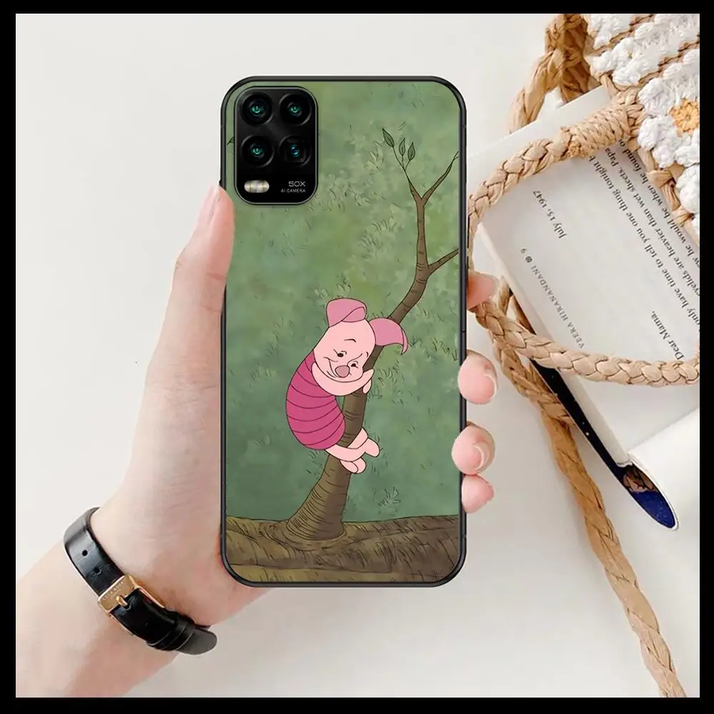 Winnie Pooh Bear cartoon Phone Case For XiaoMi Redmi Note 11 10 9S 8 7 6 5 A Pro T Y1 Black Cover Silicone Back Pre style cover | Мобильные