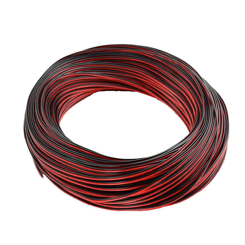 

10m 394 Inches 2pin Extension Wire Cable Cord For 3528 5050 5630 Led Strip 22awg