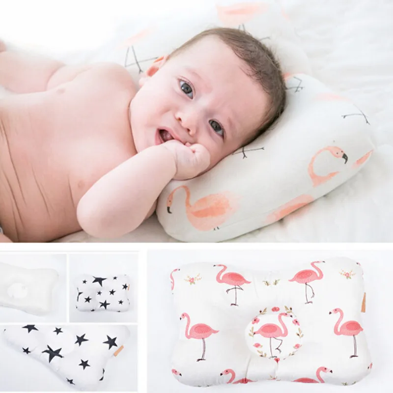 Детская подушка предотвращающая образование плоской головы для детского ухода