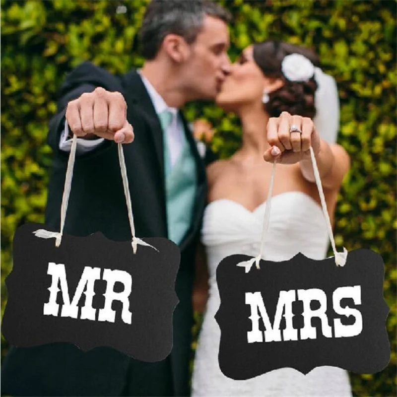 

Wedding Decoration Mariage Paper MR&MRS Photo Props Bride To Be Bachelorette Party Decoration Boda Bruiloft Decoratie Garland