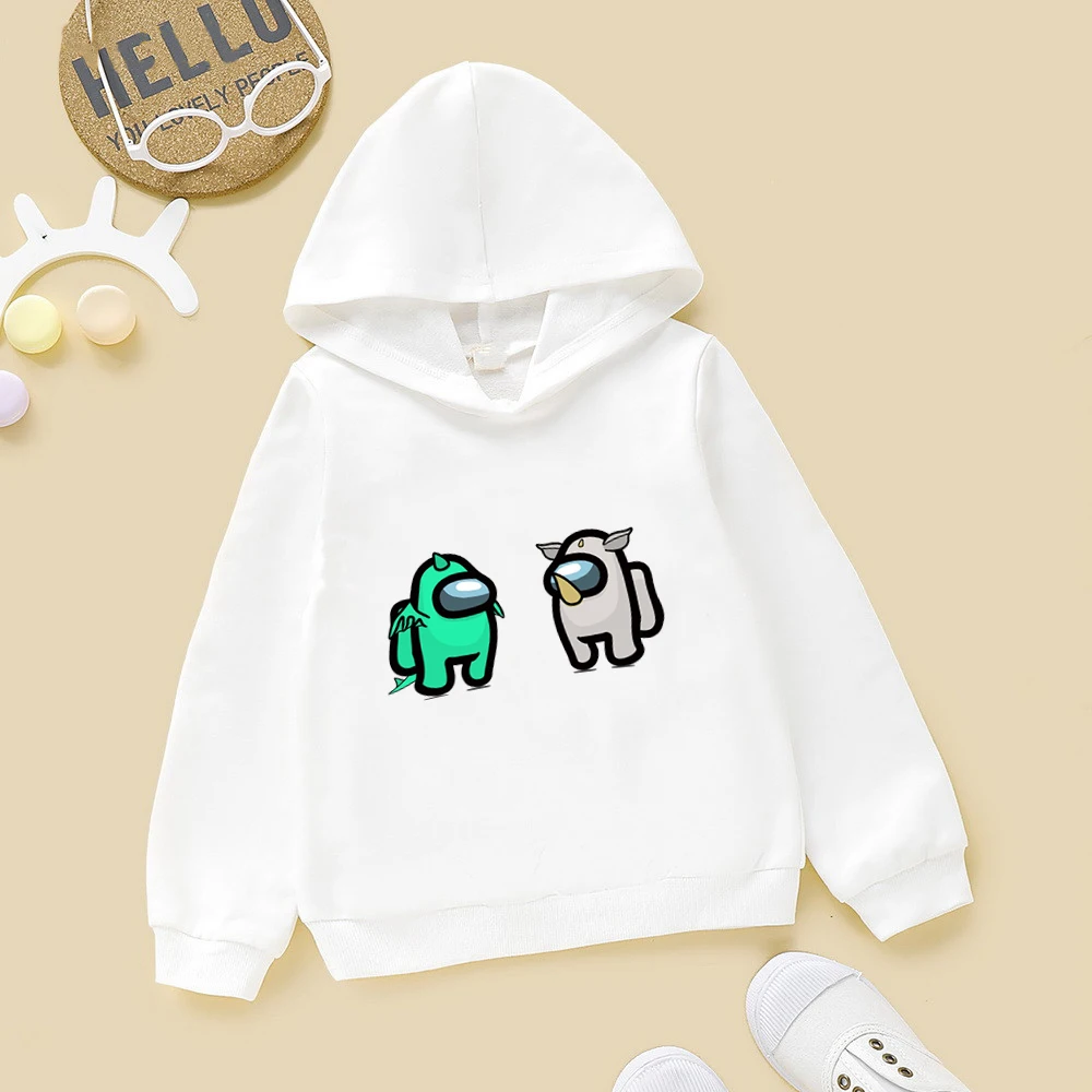 

Among Us Boys Girls Hoodie Kids Clothes Funny Game Children's hoodie Baby clothes child sweatshirts hooded super zings 4-14T