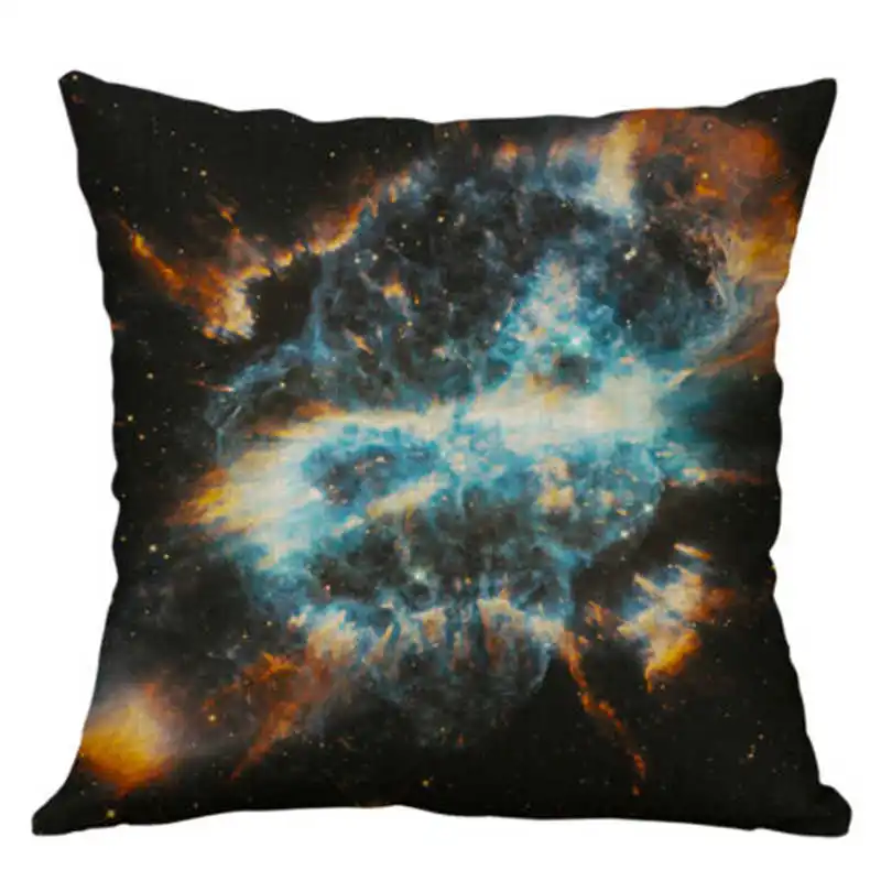 Оригинальный льняной чехол-накладка Стандартный Декор Подушка звездное небо