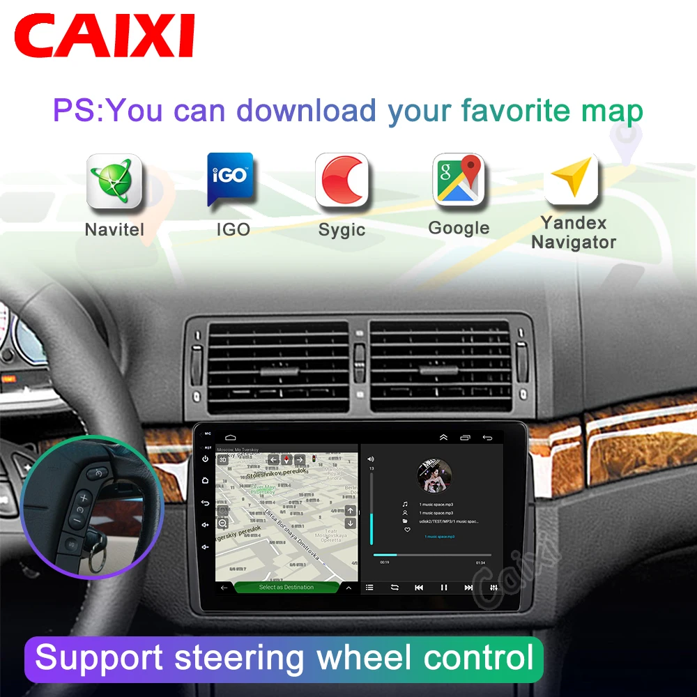 Автомобильная Мультимедийная система CAIXI автомагнитола на Android 9 0 с Rds