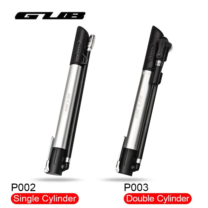 

GUB Bicycle Pump Portable Bike Tyre High Pressure Inflator Aluminum Alloy with Pressure Gauge Presta Schrader Valve Hand Pump