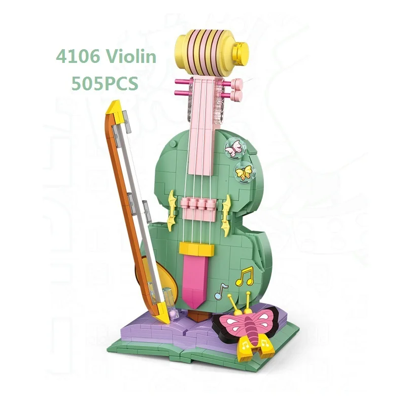 LOZ электронные здания конструктор Сделай Сам Кирпичи милые пианино модели