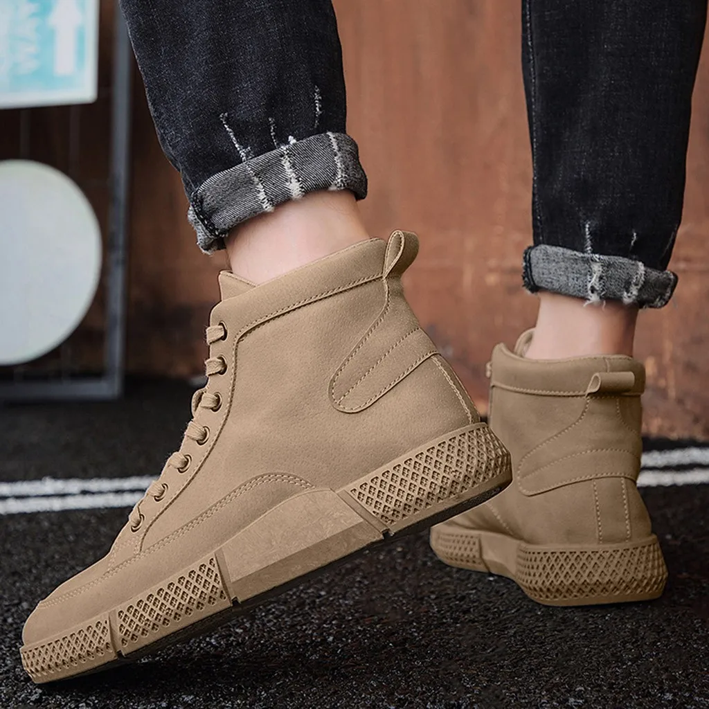 YOUYEDIAN Fashion men shoes sneakers winter Canvas High-top Shoes Comfortable 2019 zapatillas hombre#A2 | Обувь