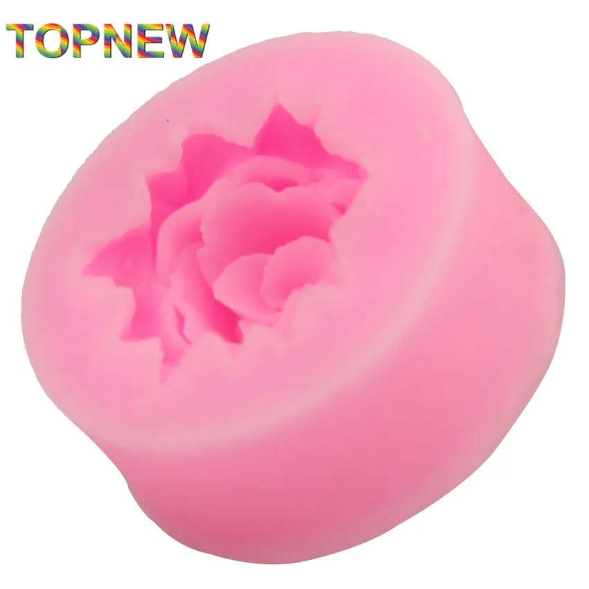 Силиконовая 3D форма для конфет Jello в форме розы инструменты выпечки тортов