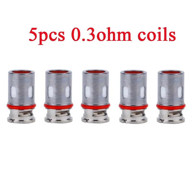 5pcs 0.3ohm coils Комплект VOOPOO VINCI X 70W Pod, 0,96 дюймовый экран и система с двумя катушками, набор Vape, питание от одной батареи 18650, паром VS Vinci Mod Kit - Цвет: 5pcs 0.3ohm coils