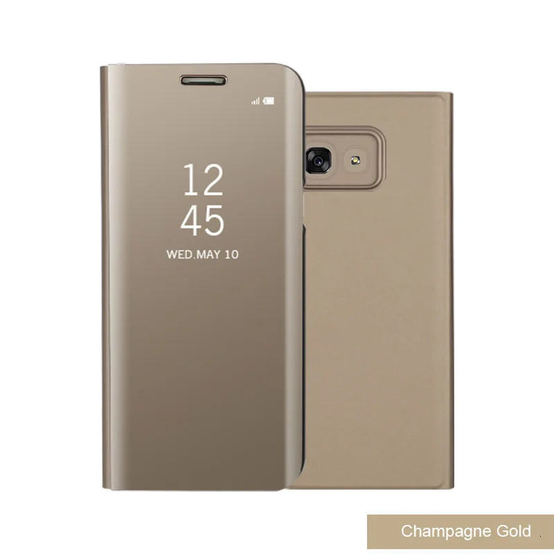 Умный прозрачный зеркальный чехол для samsung Galaxy S9 S8 Plus S6 S7 Edge Note 8 для samsung A3 A5 A7 J3 J5 J7