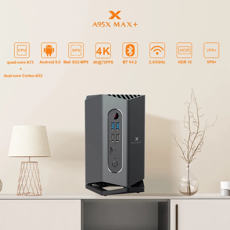 Android Smart Gaming tv Box 4 Гб 64 Гб Amlogic S922X шестиядерный медиаплеер Bluetooth 1000 м двухдиапазонный Wifi геймпад с сенсором дистанционного управления