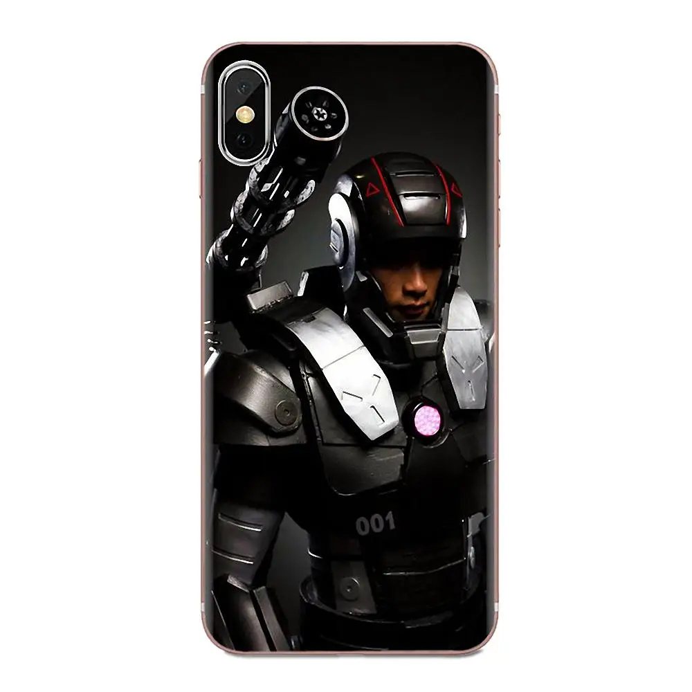 Робот War Machine для huawei P7 P8 P9 P10 P20 P30 Lite Mini Plus Pro Y9 Prime P Smart Z 2018 2019 Мягкий ТПУ