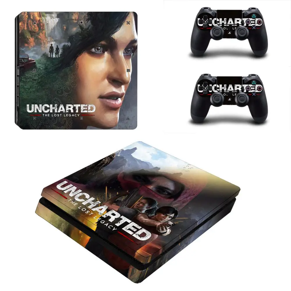 PS4 Slim sticker s Uncharted: The Lost Legacy PS 4 Play station Skin для консоли и контроллера playstation Slim| |
