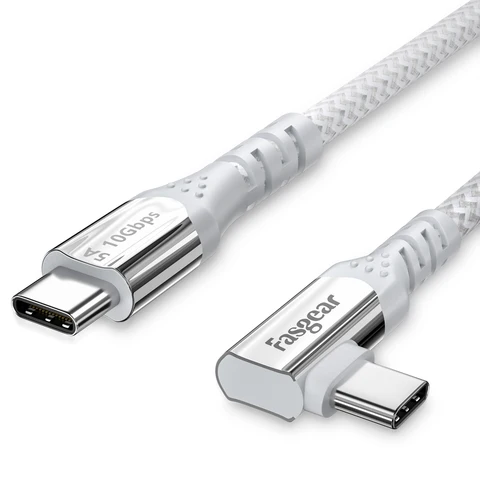 Кабель USB Type-C Fasgear для Xiaomi, аксессуар для MacBook, PD 100 Вт, 10 Гбит/с, 5 А, быстрая зарядка, зарядное устройство, 3 м