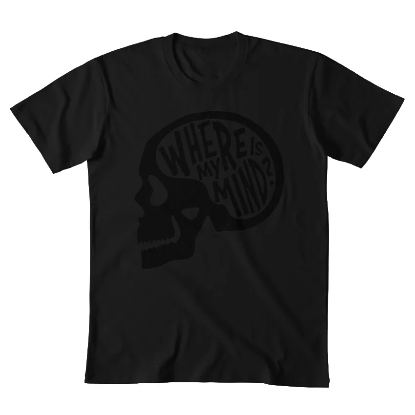 Футболка с надписью Where is my Mind Fight Club fight club skull the pixies|Мужские футболки| |